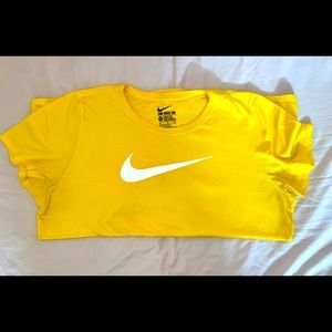 Yellow Nike Athletic Tee